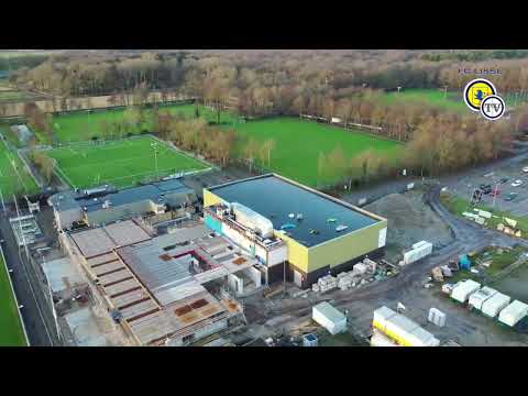 Beelden van binnenkant van het FC Lisse complex 13 februari 2022