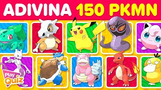 Adivina el Pokémon 👀🦇🤔 | 150 Pokémon -  Primera Generación | PlayQuiz Trivia