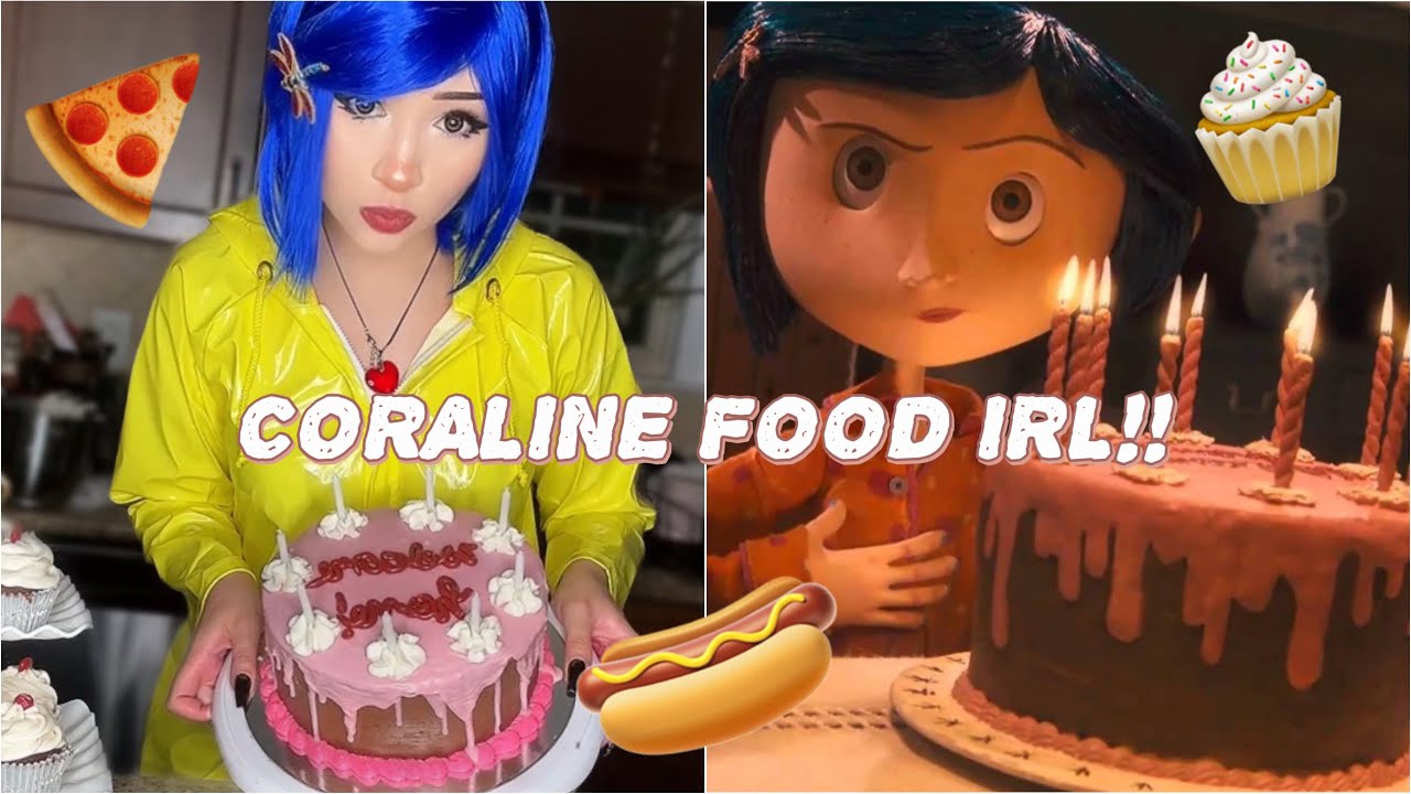 RECREATING FOODS FROM CORALINE!!