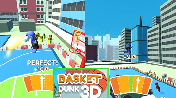 Basket Dunk 3D iOS gameplay *(Crazy Dunks)*