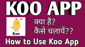 How to use Koo app
