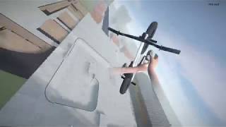 First person: Huge frontflip drop in from mega ramp | Pipe by BMX Streets