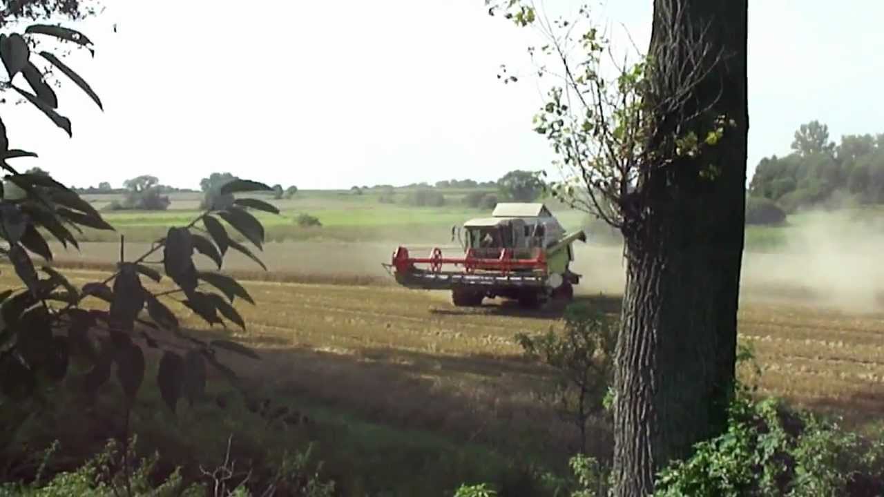 Claas Mega żniwa 2011 i problem techniczny :)