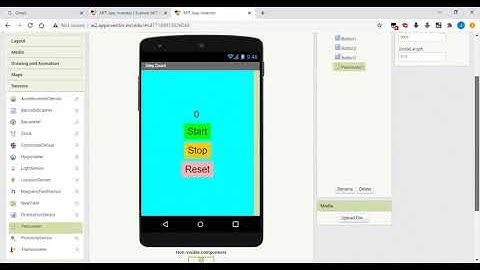 MIT App Inventor Step Count App