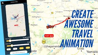 TravelBoast - Create Travel Animation on Map - Tutorial screenshot 4
