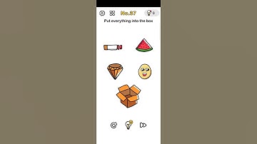 Brain out | put everything in to the box | solution |