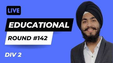 Codeforces Educational Round 142 (Div. 2) | A-D Solutions by Jaskaran Singh