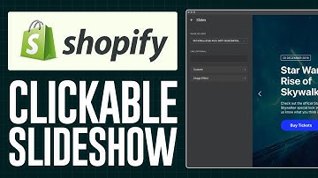 How To Make Slideshow Images Clickable On Shopify (2025)