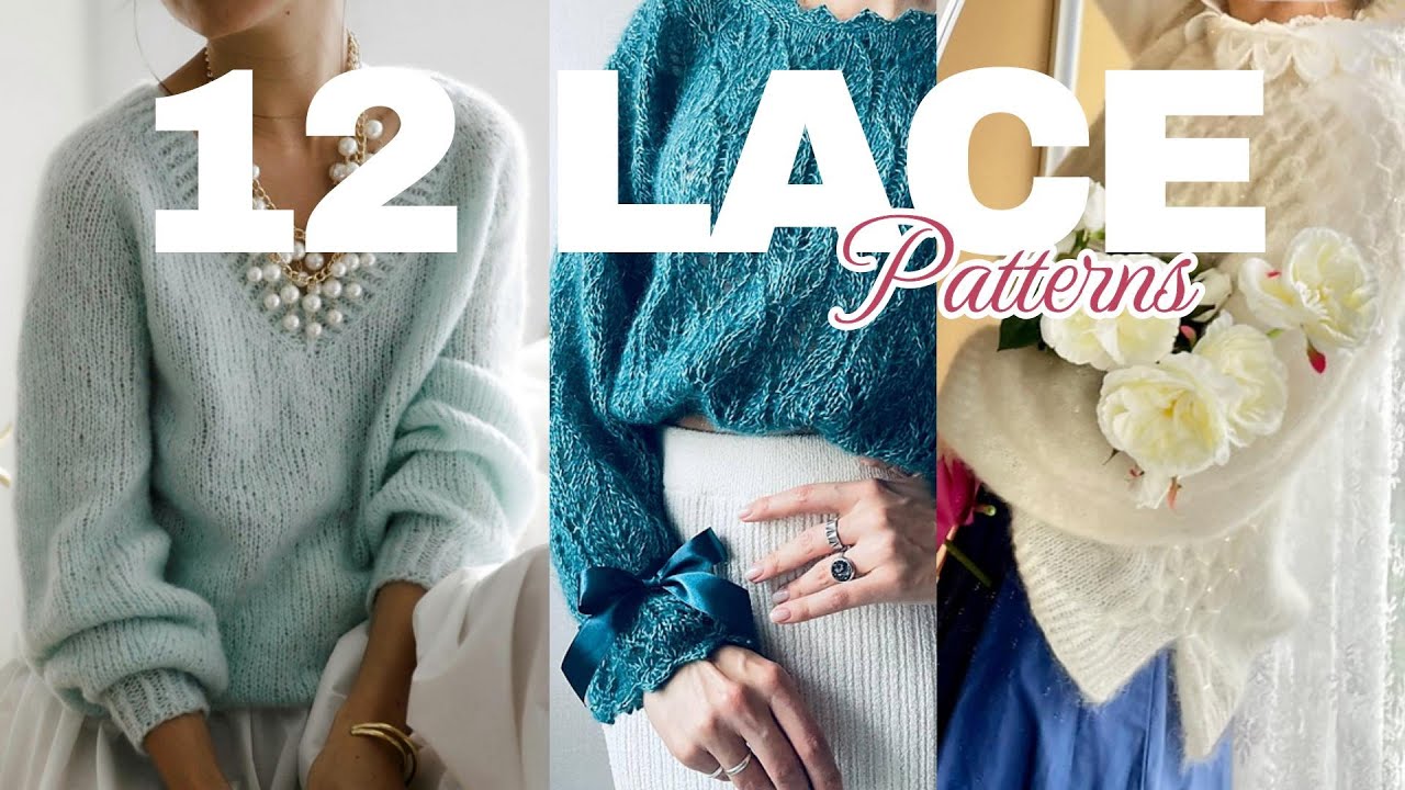 Once in a Lifetime knits - laceweight yarn patterns for your once in a lifetime project