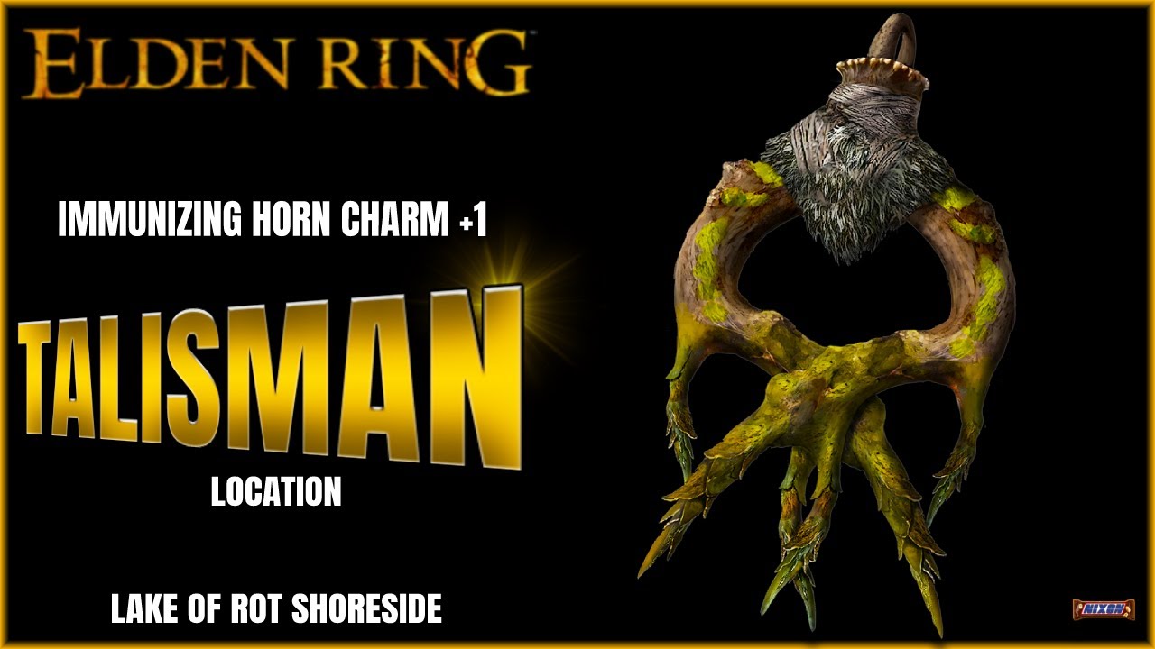 Elden Ring | Immunizing Horn Charm Talisman +1 Location
