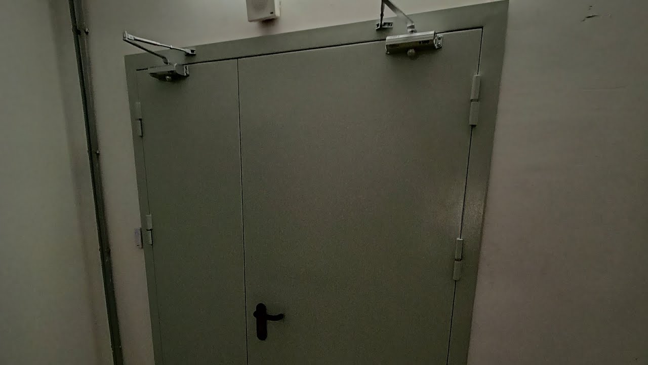 Как установить противопожарную дверь класса EI60? Монтаж через раму на ...