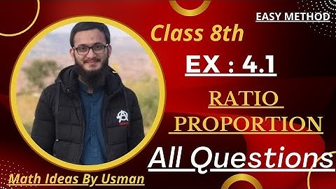 Class 8 Math  Ex 4.1 Q 2,3,4,5,6,7,8,9 and 10 #Ratio #proportion #word_Problems #mathclass8