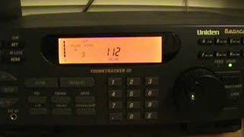 My Uniden BC898T Doing it