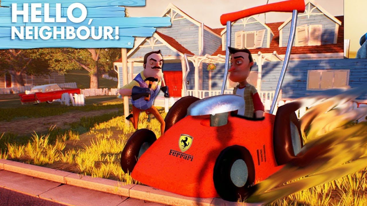funny moments in soccer TENGO UN COCHE!! CONDUCIENDO LA CORTADORA! HELLO NEIGHBOR ALPHA 2 #15
