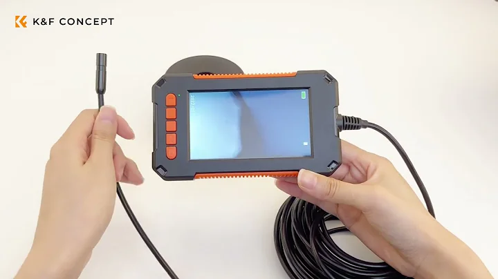 Borescope Inspection Camera 8mm Industrial Endoscope Camera 4.3 Inch HD Screen 1080P