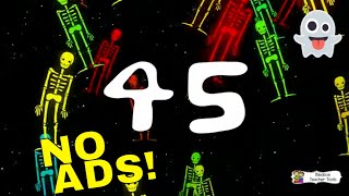 45 Second Floating Skeleton Timer | Colorful Halloween Classroom Countdown () Profile