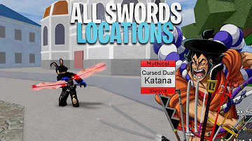 All Swords Locations in Blox Fruits - First Sea