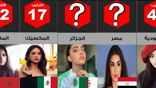 اكتشف الدول التي تحتوي على أجمل نساء في العالم  اجمل النساء العربيات
