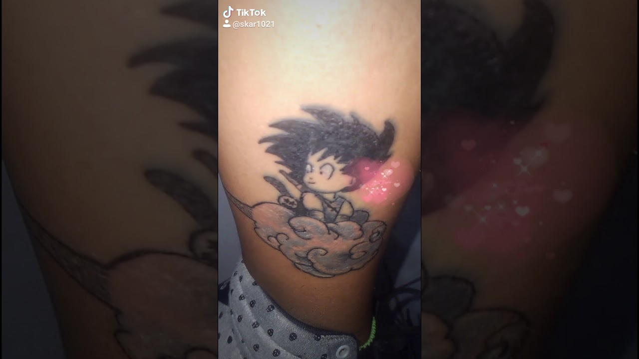 Mi tatto/Goku/nube voladora - YouTube