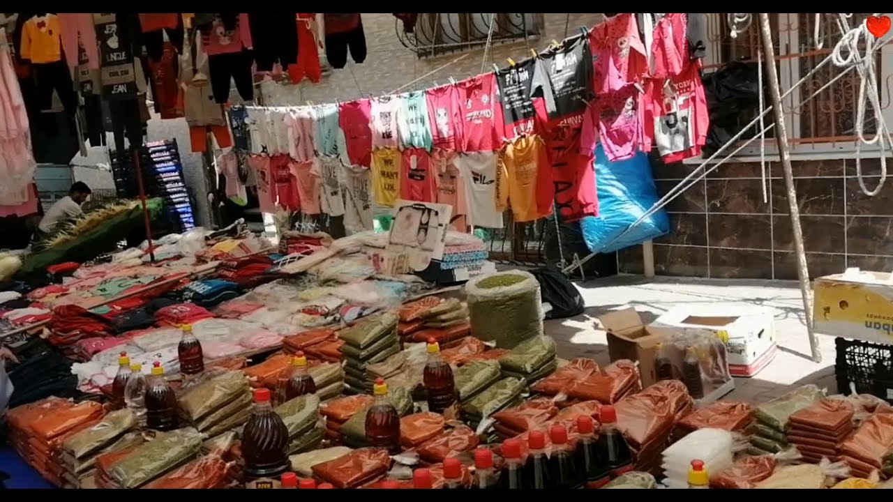 بازار وسوق الاحد سوق الخضرا في اسطنبول غازي عثمان باشا من احللا الاسواق