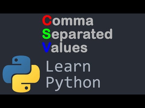 CSV Files With Python Programming Tutorial