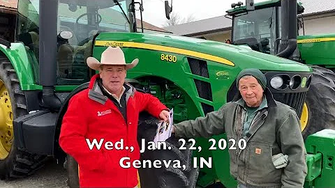 Kolik váží traktor John Deere 8430?