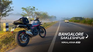 BANGALORE TO SAKLESHPUR on Himalayan 450 | Long Ride Review by SpilTrez 176,292 views 3 months ago 11 minutes, 20 seconds