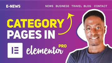 How to Create Category Archive Page Template in Elementor Pro | Website Design Sec: 12