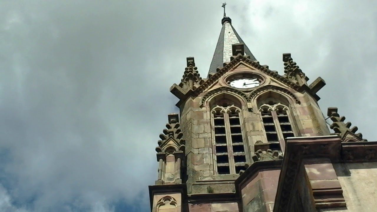 Église de Magnières, Avé Maria + volée des cloches 1 et 3.