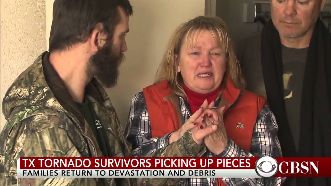 Texas Residents Pick Up The Pieces After Deadly Tornadoes - YouTube