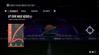 Fifa 23 Max 87 Fut Hero Upgrade Pack