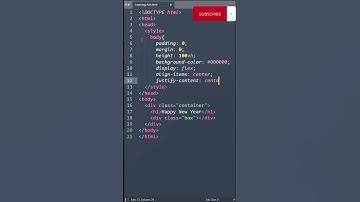 Happy New New Year Using CSS #coding #html #javascript