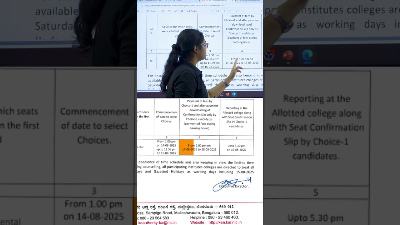 KCET 2025 🚨 Post-Seat Allotment Procedure Changed for Round 1 