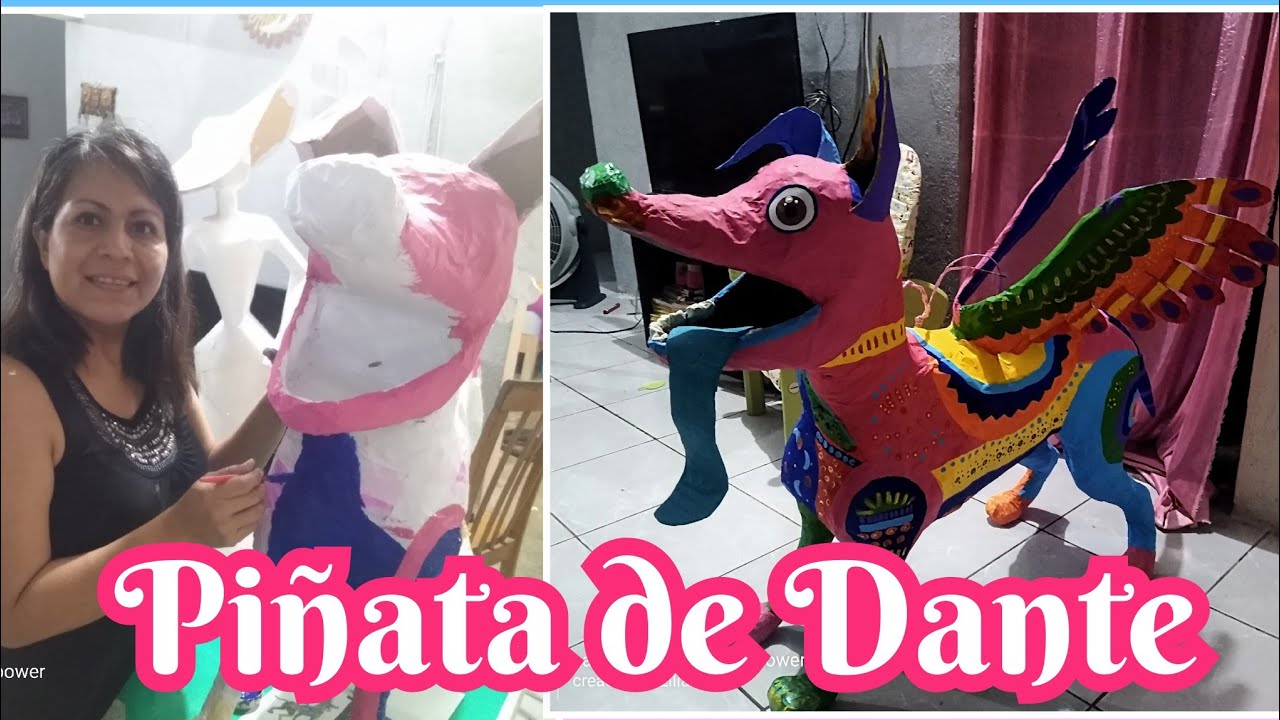 Cómo hecer Piñata Dante alebrije