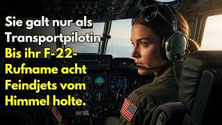 Sie galt nur als Transportpilotin – bis ihr F-22-Rufname acht Feindjets vom Himmel holte.