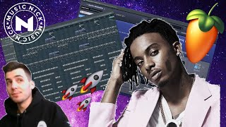Making a PLAYBOI CARTI x PIERRE BOURNE Type Beat From Scratch | Spacey Reverse Melody Beat FL Studio