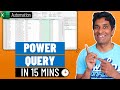 Learn power query  automate boring data tasks in 15 minutes