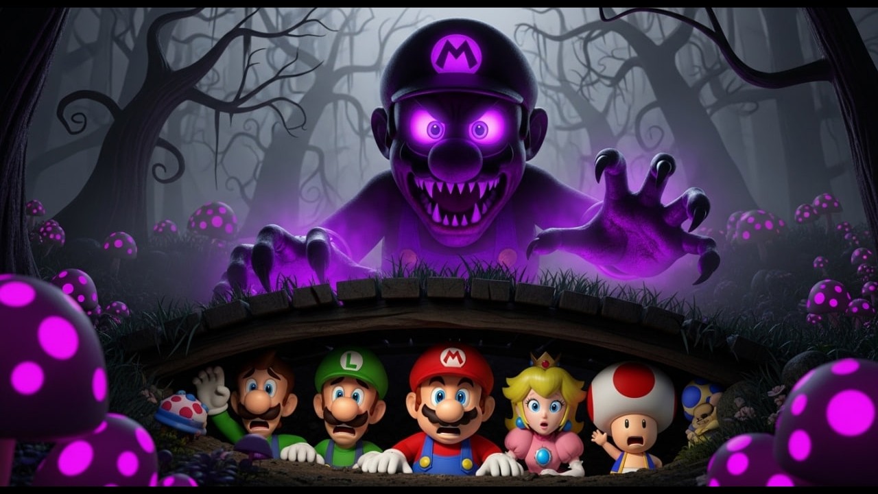 WHO IS THE IMPOSTOR?😱Don't Trust This Purple Mario! 🟣SHADOW ATTACKED!