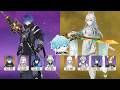 Spiral Abyss Luna IV/6.3 | Flins C0 &amp; Zibai C0 1-Cost Team | Genshin Impact