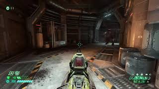 Doom Eternal Hell Knight Jumps Through Ceiling