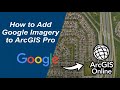 How to Add Google Imagery as a Basemap in ArcPro || طريقة اضافة صور كوكل ايرث الى برنامج ال ArcPRo