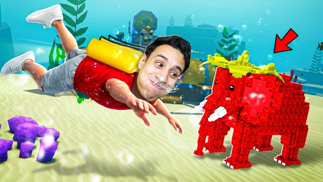 روبلوكس : تحدي الغوص وانقاذ شخصيات Brainrot من قلب المحيط  !! 🌊😱