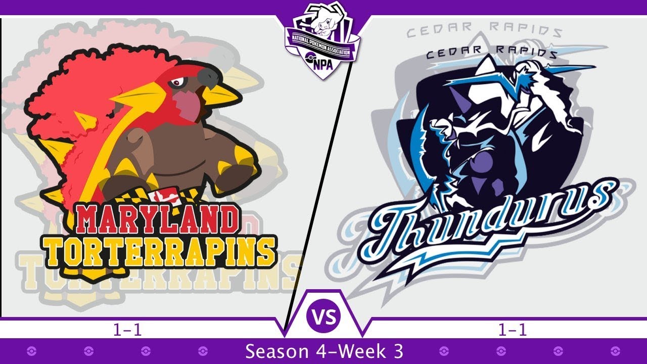 NPA S4 W3 [Team Builder] Maryland Torterrapins (1-1) vs Cedar Rapid Thundurus (1-1)