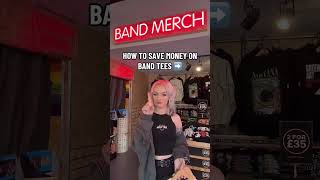 The best way to save money on band tees? Just buy two 😌 #altstyle #bandmerch #metalcore