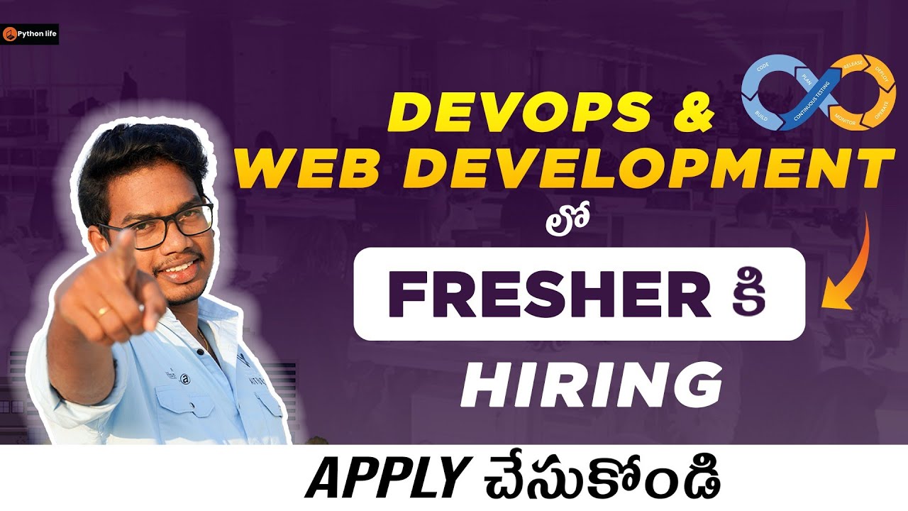 DevOps and web development fresher hiring | Software Jobs | IT Job ...