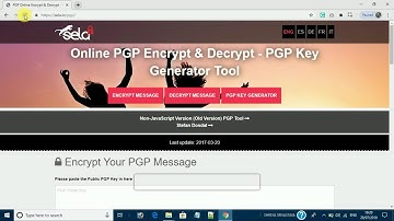 How to encrypt message using asymmetric key cryptography practical video pgp key generation