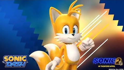 Unlocking And Racing As Movie Tails In Sonic Dash!