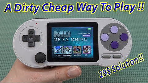 A Dirty Cheap $29,- Retro Portable Gaming Solution In 2023 😲 ! / SF2000 Data Frog