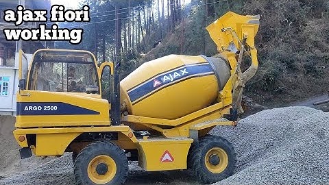 Ajax fiori Argo 2500 ,Concrete Working At Shimla Himachal Pradesh.
