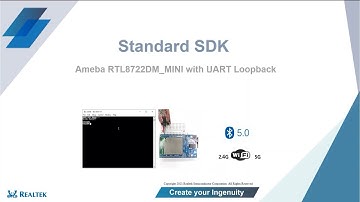 AMB23 Realtek Standard SDK with Ameba RTL8722 UART Loopback Example